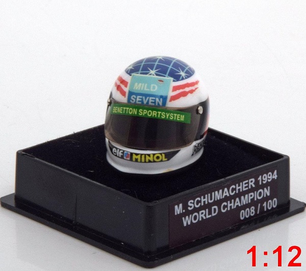 benetton helm weltmeister 1994 schumacher world champions collection (limited edition 100 pcs.) M75408 Модель 1 12